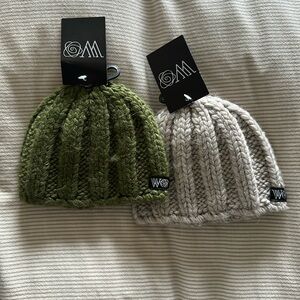 Wyatt rose beanies. Lot of 2. Infant size. Griffin.